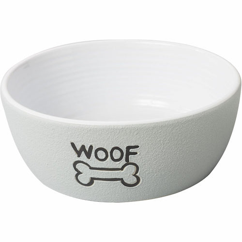 Ethical Pet Nantucket Woof Stoneware Cat Dish (7)