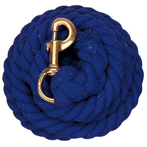 Weaver Leather Cotton Lead Rope With Brass Plated 225 Snap (5/8 x 10')