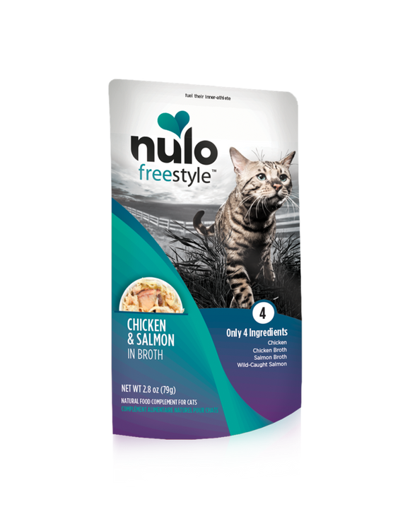 Nulo FreeStyle Chicken & Salmon in Broth Recipe for Cats (2.8-oz)
