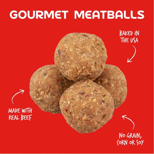 Cloud Star Wag More Bark Less Meatballs: Beef Dog Treats (14-oz)