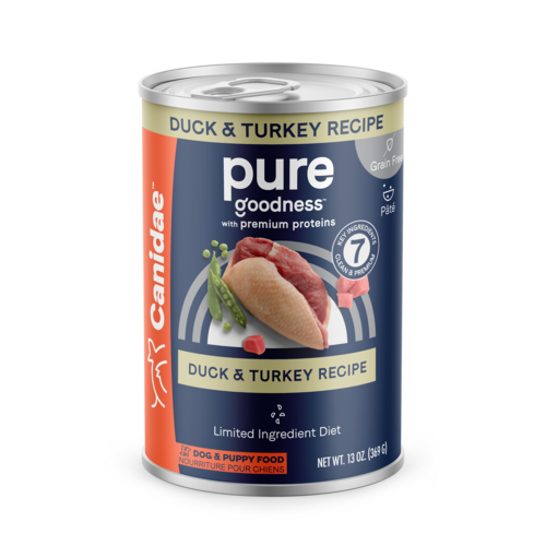 Canidae PURE Grain Free Limited Ingredient Duck and Turkey Wet Dog Food (13-oz, single can)