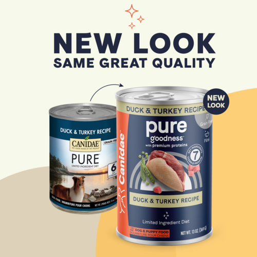 Canidae PURE Grain Free Limited Ingredient Duck and Turkey Wet Dog Food (13-oz, single can)
