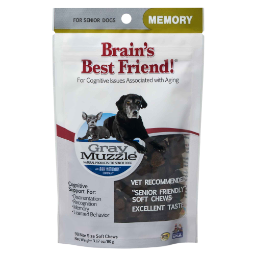 Ark Naturals Gray Muzzle Memory Health Senior Dog Treats (90 Count)