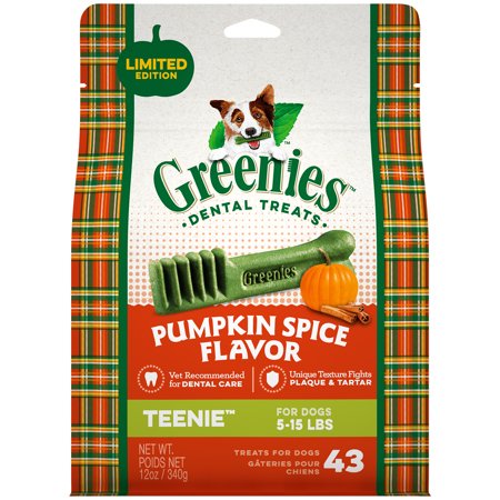 GREENIES™ Pumpkin Spice Flavor TEENIE™ Size Dog Dental Treats (12 oz)