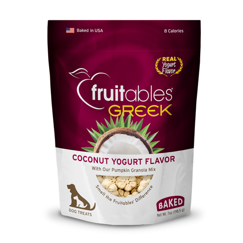 Fruitables Greek Coconut Yogurt Flavor Dog Treats (7-oz)