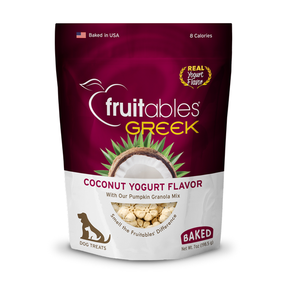 Fruitables Greek Coconut Yogurt Flavor Dog Treats (7-oz)