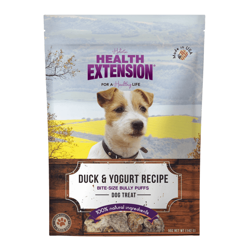 Health Extension Grain Free Duck & Yogurt Bully Puffs (5 oz)
