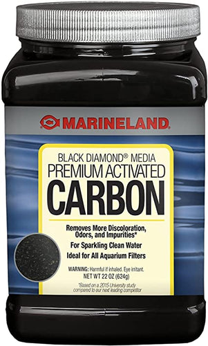 Marineland Black Diamond Premium Activated Carbon 10 Ounces, Filter Media for Aquariums