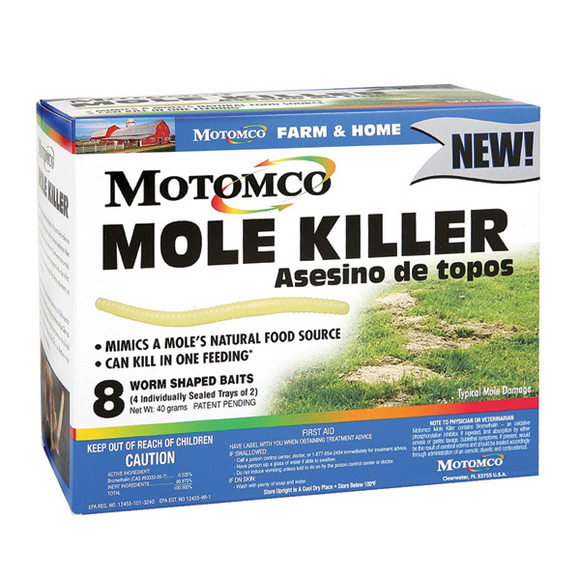 MOTOMCO MOLE KILLER EARTHWORM FORMULATION 12 PACK (0.3 lbs)