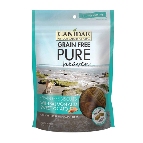 Canidae PURE Grain Free Dog Treats, Salmon and Sweet Potato (11-oz)