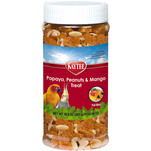 Kaytee Papaya, Peanuts & Mango Treat for All Pet Birds (10-oz)