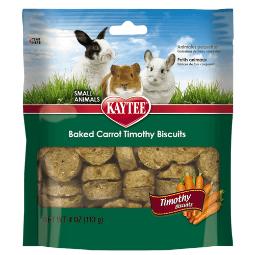 Kaytee Timothy Biscuits Baked Carrot Treat (4 Ounce)