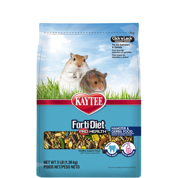 Kaytee Forti-Diet Pro Health Hamster and Gerbil Food (3-lb)