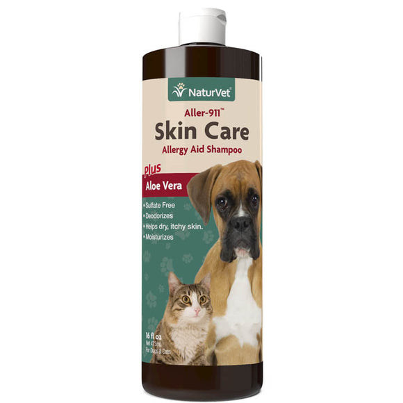 NaturVet Aller-911® Skin Care Shampoo (16-oz)