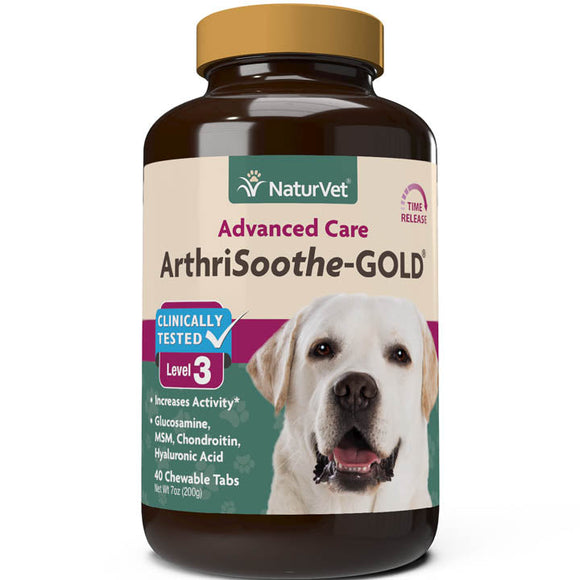 NaturVet ArthriSoothe-GOLD® Advanced Care Chewable Tablets (90 ct)