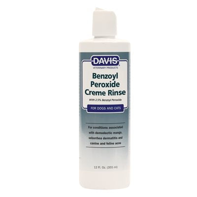 DAVIS BENZOYL PEROXIDE CREME RINSE, 12 OZ. (12-oz)