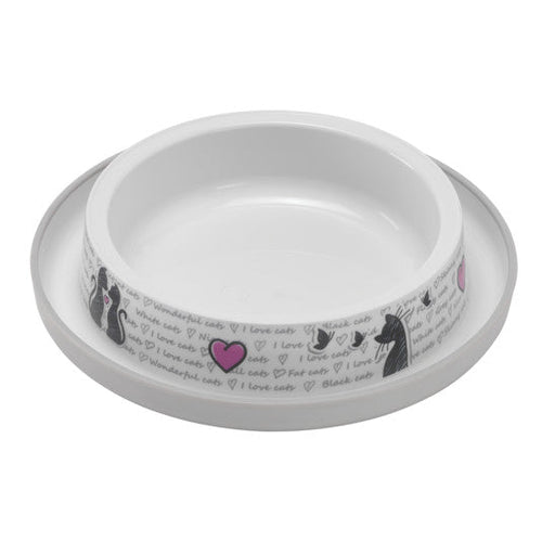 Moderna Trendy Dinner X-Small Cats in Love Bowl (Extra Small)