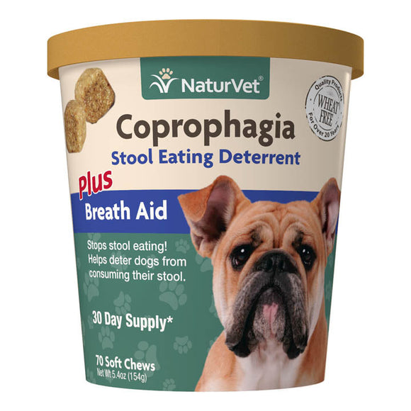 NaturVet Coprophagia Stool Eating Deterrent Soft Chews (130 Count)