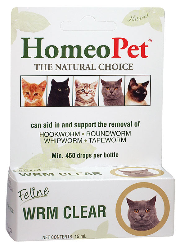 HomeoPet Feline WRM Clear (15 mL)