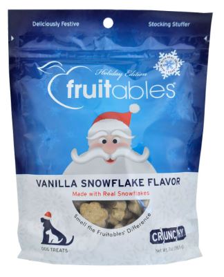 Fruitables Vanilla Snowflake Dog Treats (7 oz - Holiday Edition)