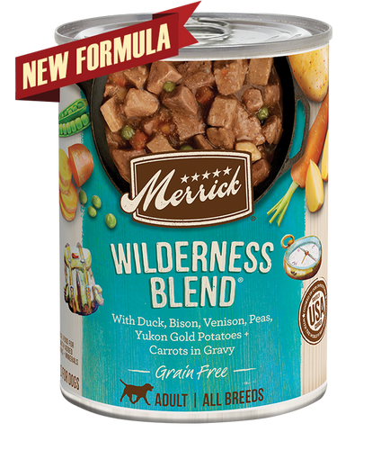 Merrick Grain Free Wilderness Blend in Gravy (13.2 oz 12 pack)