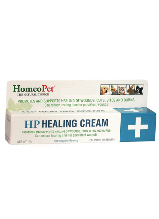 Homeopet Healing Cream Cat & Dog Skin Cream Wounds, Cuts, Burns & Bites 14g (14g)