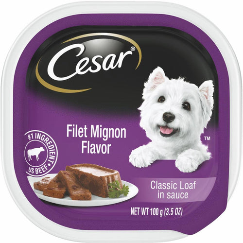 Cesar Classic Loaf Filet Mignon Adult Wet Dog Food, 3.5 Oz.