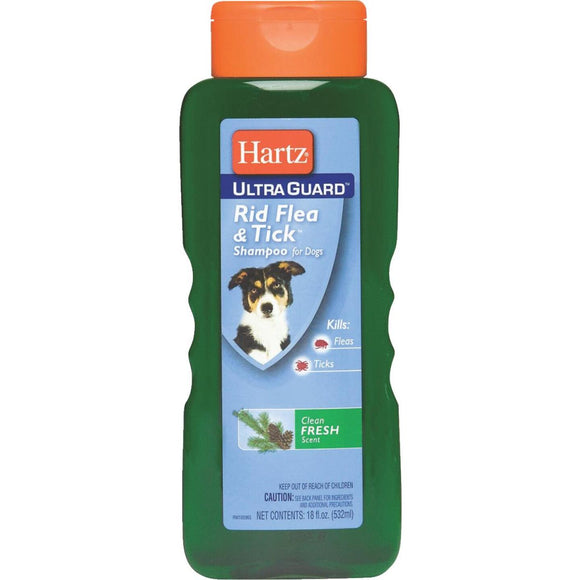 Hartz UltraGuard Rid Flea & Tick 18 Oz. Fresh Scent Dog Shampoo