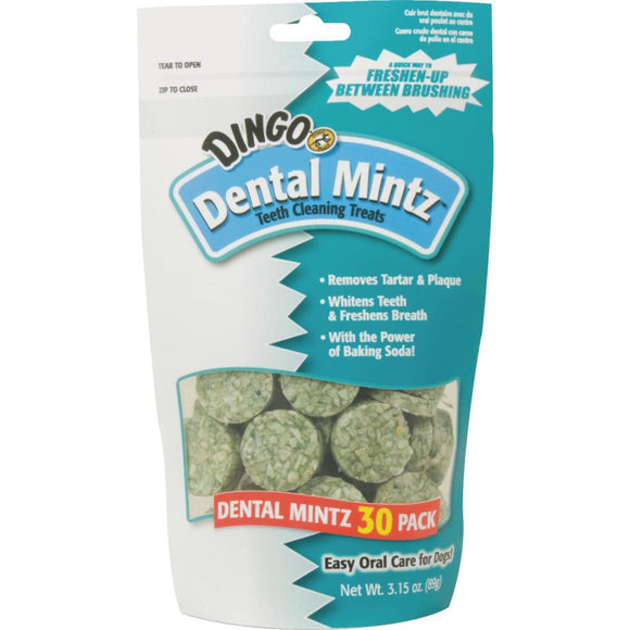 Dingo Dental Mintz Mint Flavor Dental Dog Treat (30-Pack)