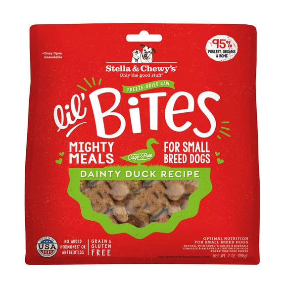 Stella & Chewy's Dainty Duck Lil’ Bites Dog Food (7 oz)