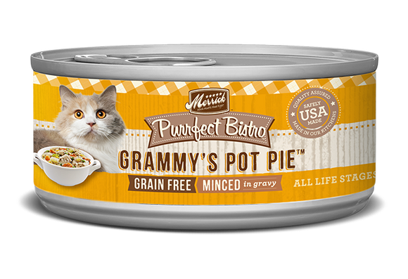 Purrfect Bistro Grain Free Minced Grammy's Pot Pie (5.5 Oz)