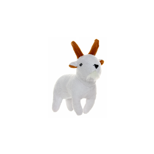 Mighty® Jr. Farm Goat Dog Toy (Medium - 2.0 X 8.0 X 6.0, MTJR-F-Goat)