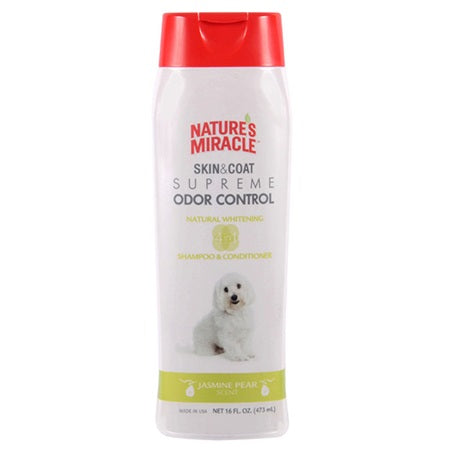 Nature's Miracle Skin & Coat Supreme Odor Control - Natural Whitening Shampoo & Conditioner (16-oz)