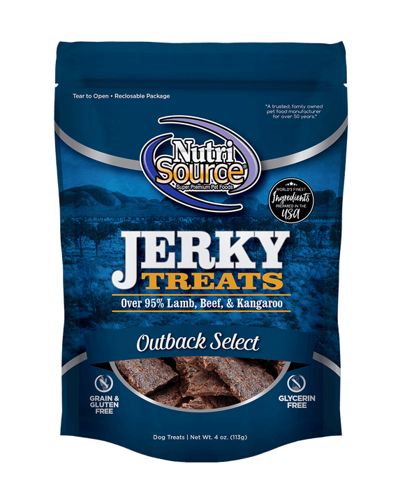 NutriSource® Outback Select Jerky Dog Treat (4oz)