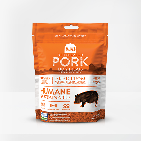Open Farm Dehydrated Pork Dog Treats (4.5-oz)