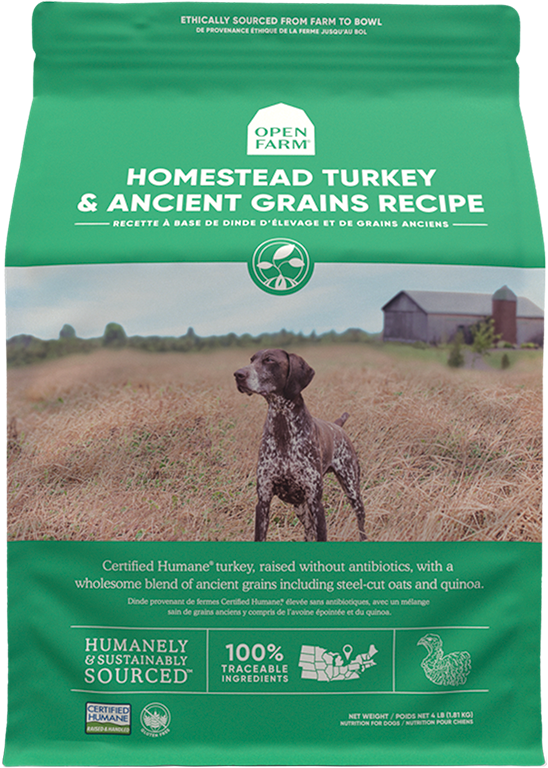 Open Farm Homestead Turkey & Ancient Grains Dry Dog Food (22-lbs)