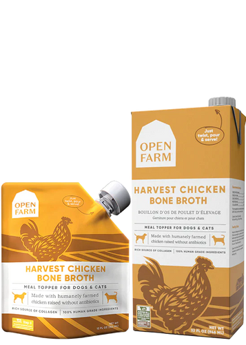 Open Farm Harvest Chicken Bone Broth (12-oz)
