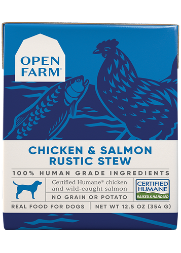 Open Farm Chicken & Salmon Rustic Stew Wet Dog Food (12.5 oz, single)