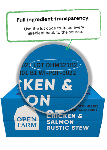 Open Farm Chicken & Salmon Rustic Stew Wet Dog Food (12.5 oz, single)