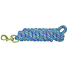 Hamilton Poly Lead Rope with Bolt Snap, Confetti Pattern (Blue-Lime 10 Ft)