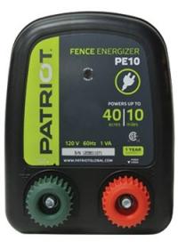 Patriot PE 10 110V Ac Powered Fence Charger, 10 Mile / 40 Acre (110 V)