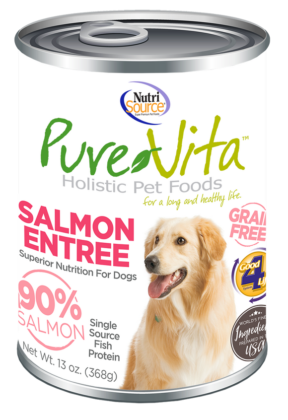 NutriSource® PureVita™ Salmon Grain-Free Wet Canned Dog Food (13oz)