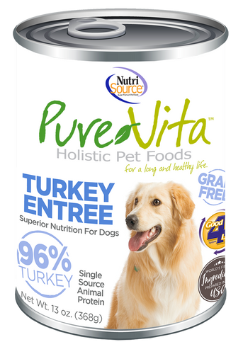 NutriSource® PureVita™ Grain Free Turkey Entree (13oz)