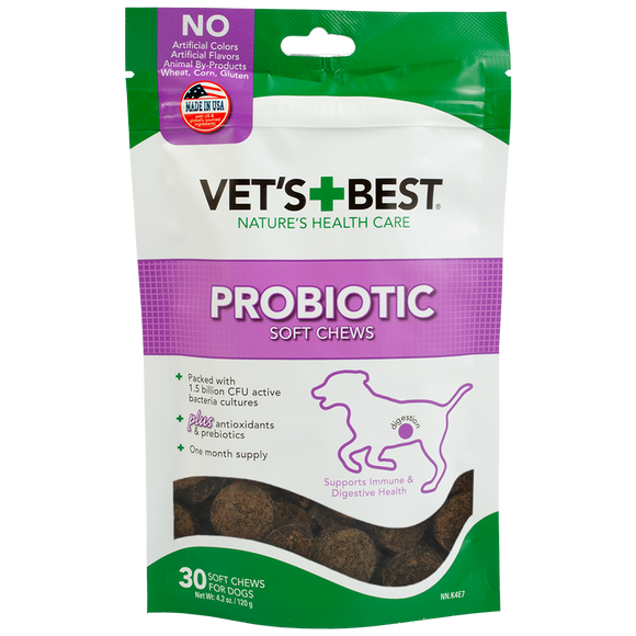 Vet's Best Probiotic Soft Chews (30 Count)