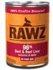 Rawz 96% Beef & Beef Liver Dog Food (12.5 oz)