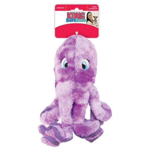 Kong SoftSeas Octopus (Small, Purple)