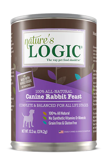 Nature's Logic Canine Rabbit Feast Wet Dog Food