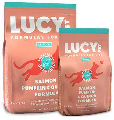 Lucy Pet Salmon, Pumpkin, and Quinoa Grain-Free Formula Dry Cat Food (4.5lb bag)