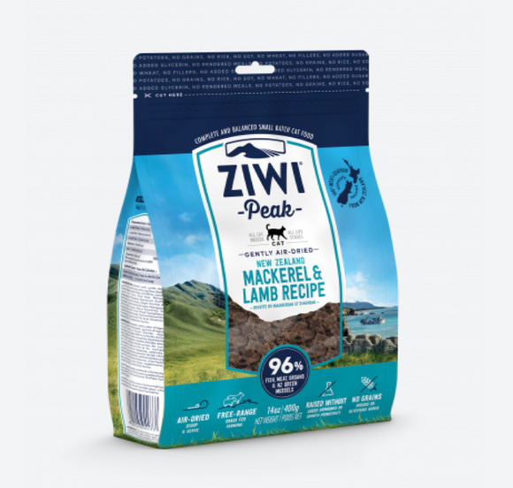 ZIWI® Peak Air-Dried Mackerel & Lamb Recipe for Cats (14 oz)
