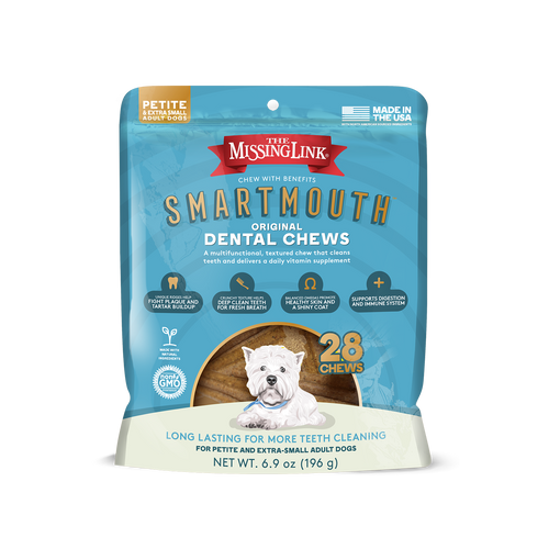 The Missing Link® Smartmouth™ Dental Chews for Petite/Extra Small Dogs, 28 Count